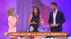 Colaboración en Juntos TeleMadrid - Como hacer la Maleta